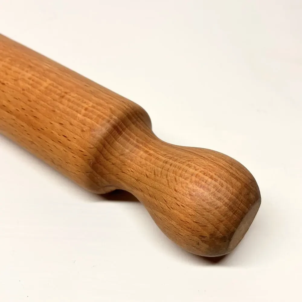 Wooden Rolling Pin Cooking Baking Bread Making Cookies Dough Pastry